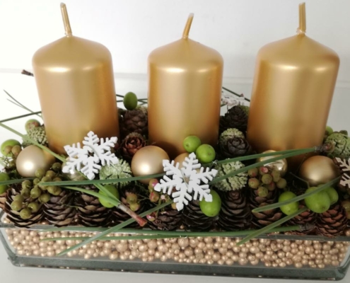 Fotografie Vánoční dekorace od osobní floristky Michaely Kačírkové